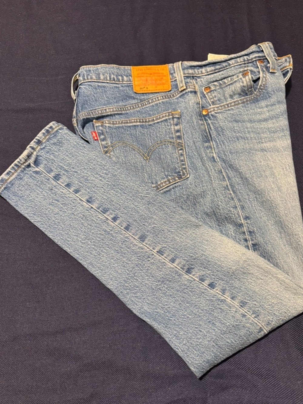 Levi's Light Blue Straight Leg Jeans
